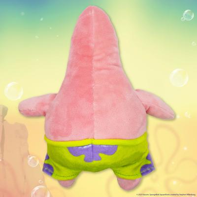 Show full view: SpongeBob Patrick Squeaky Plush with Spiky Ball Dog Toy, Pink slide 4 of 7