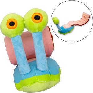 SpongeBob Gary Plush Roll Up Treat Dispenser Dog Toy, Blue