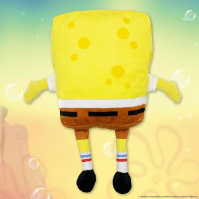Show full view: SpongeBob SquarePants Crinkles & Squeaks Plush Dog Toy, Yellow slide 4 of 7