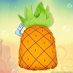 SpongeBob Pineapple Tough Treat Dispenser Dog Toy, Orange slide 2 of 6
