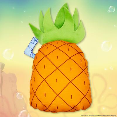 Show full view: SpongeBob Pineapple Tough Treat Dispenser Dog Toy, Orange slide 4 of 7