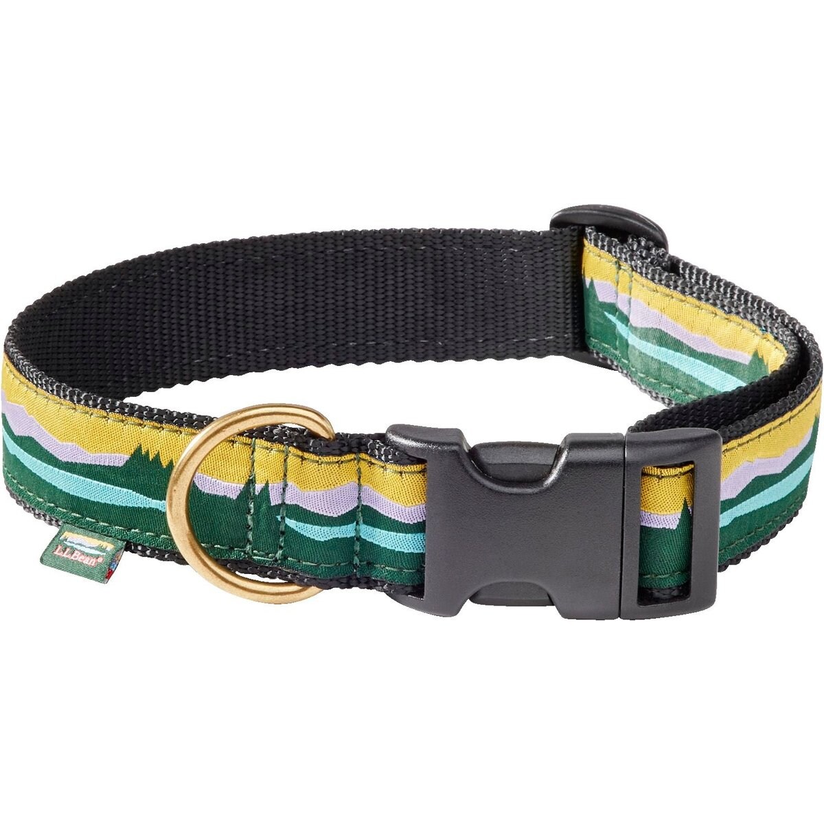 L.L.Bean Katahdin Novelty Dog Collar, Green, Small
