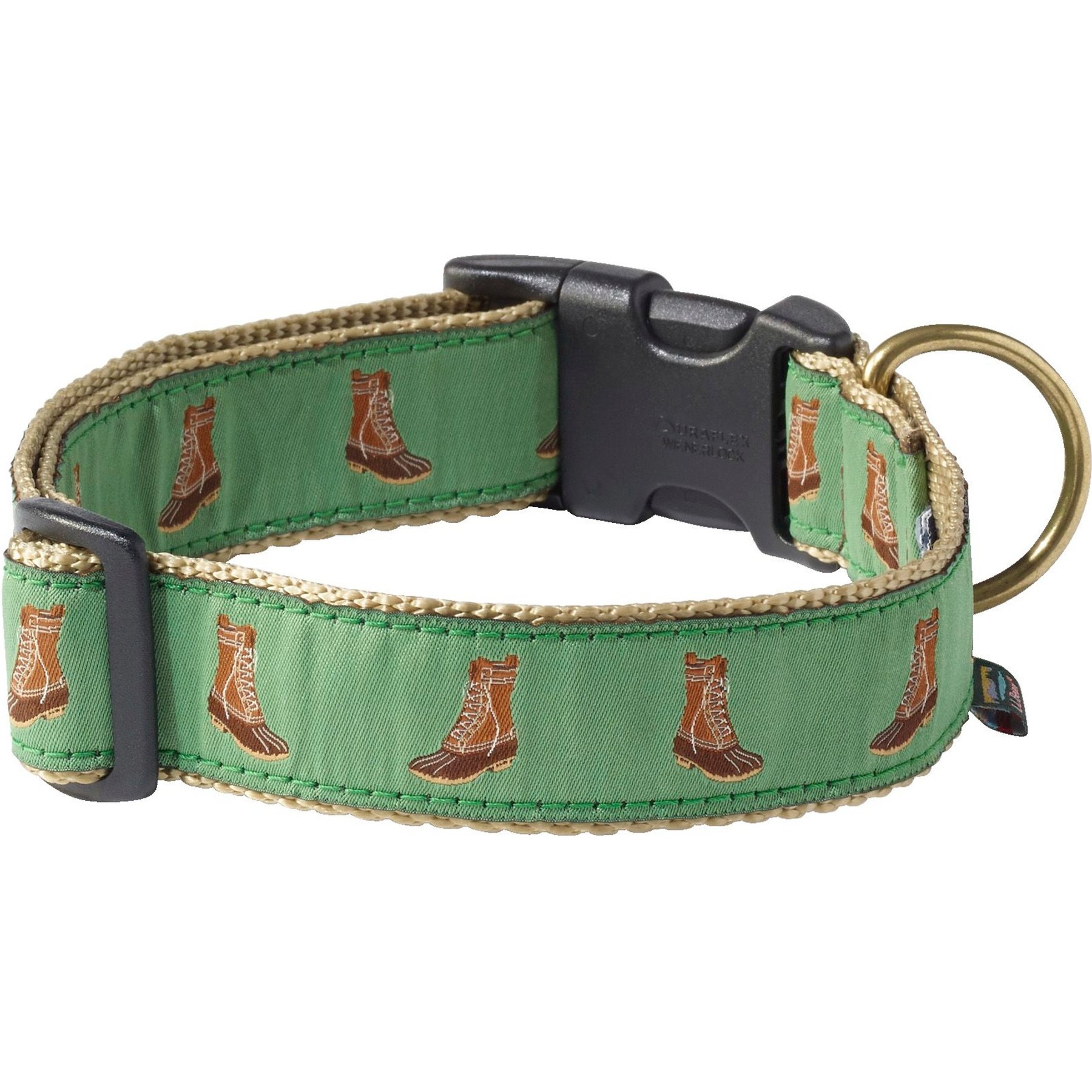 L.L.Bean Boots Novelty Dog Collar, Green, Large