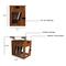 Show in main carousel: INSTACHEW Penny Furniture Style Dog Crate, Walnut, 24-inch slide 4 of 5