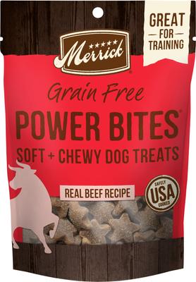 Show full view: Merrick Backcountry Raw Infused Grain-Free Dry Food Great Plains Red Recipe + Power Bites Real Texas Beef Recipe Grain-Free Soft & Chewy Dog Treats slide 2 of 10