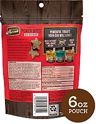 Merrick Power Bites Real Texas Beef Recipe Grain-Free Soft & Chewy Dog Treats, 6-oz bag slide 2 of 9