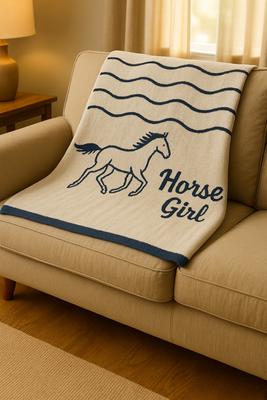 Show full view: Better Blanket Horse Girl Blanket slide 2 of 3