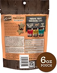 Merrick Power Bites Real Salmon Recipe Grain-Free Soft & Chewy Dog Treats, 6-oz bag slide 2 of 9