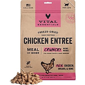 Vital Essentials Duck Liver Treats Freeze-Dried Raw Cat Treats