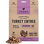 Vital Essentials Freeze-Dried Raw Turkey Entree & Mixer Dog Food Crunchy Mini Nibs, 5.5-oz bag