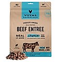 Vital Essentials Freeze-Dried Raw Beef Entree & Mixer Dog Food Crunchy Mini Nibs, 25-oz bag