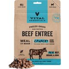 Vital Essentials Freeze-Dried Raw Beef Entree & Mixer Dog Food Crunchy Mini Nibs, 5.5-oz bag