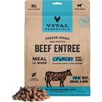 Vital Essentials Freeze-Dried Raw Beef Entree & Mixer Dog Food Crunchy Mini Nibs, 14-oz bag