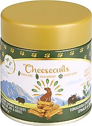 Pawfect All Natural Cheese Biscuits with Grain-Free Carrot, Spinach & Eggs Crunchy Dog Training Treats, 3.53-oz tin
