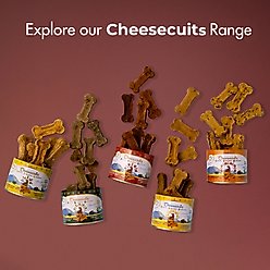 Pawfect All Natural Grain-Free Cheese Biscuits with Apple, Cinnamon & Eggs Crunchy Dog Training Treats, 3.53-oz tin slide 2 of 7