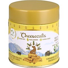 Pawfect Cheescuits Grain-Free Pineapple, Coconut & Eggs Crunchy Dog Treats, 3.53-oz canister