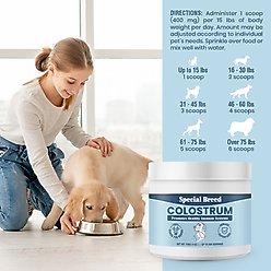 Special Breed Bovine Colostrum Powder Immune Supplement for Dogs & Cats, 4-fl oz bottle slide 2 of 7