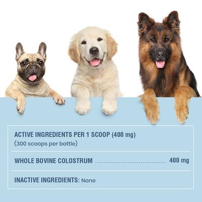 Show full view: Special Breed Bovine Colostrum Powder Immune Supplement for Dogs & Cats, 4-fl oz bottle slide 7 of 9