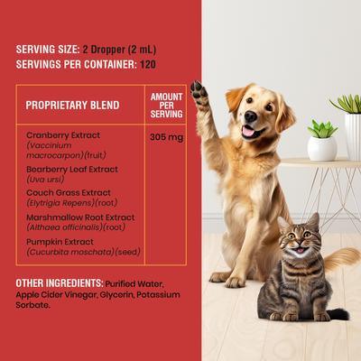 Show full view: Special Breed Urinary Tract Cranberry Flavored Supplement for Dogs & Cats, 8-fl oz bottle slide 6 of 8