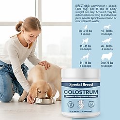 Special Breed Bovine Colostrum Powder Immune Supplement for Dogs & Cats, 8-fl oz bottle slide 2 of 7