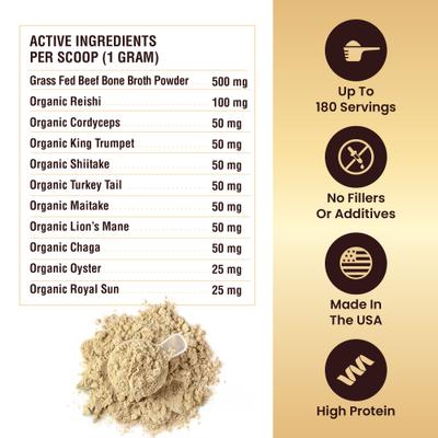 Show full view: Special Breed Bone Broth Beef & Mushroom Flavored Supplement for Dogs & Cats, 3.17-oz slide 8 of 9