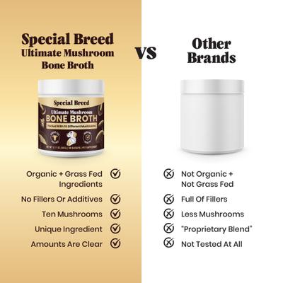 Show full view: Special Breed Bone Broth Beef & Mushroom Flavored Supplement for Dogs & Cats, 3.17-oz slide 5 of 9