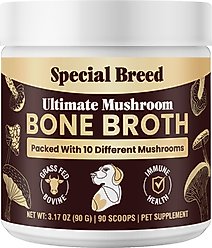 Special Breed Bone Broth Beef & Mushroom Flavored Supplement for Dogs & Cats, 3.17-oz