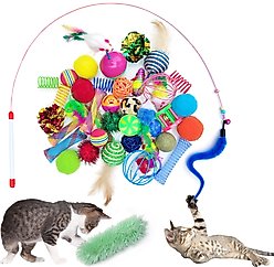 Pet Fit For Life Multi Pack Cat Toy, 40 count