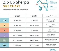 Gooby Zip-Up Sherpa Dog Vest, Purple, Medium: 19.5-in chest slide 2 of 4