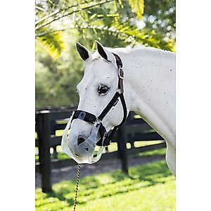 ThinLine Flexible Filly Grazing Horse Muzzle, Cob/Horse: 3.5cm hole