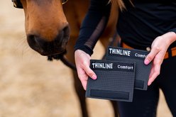 ThinLine Horse Halter Cheek Liners, Black