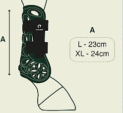 Gatusos by ThinLine UltraLight Air Front Horse Boot, Black, Extra Large slide 2 of 4