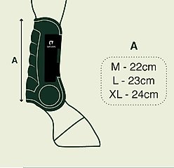 Gatusos by ThinLine Deluxe UltraLight Front Horse Boot, Navy Blue, Large slide 2 of 4