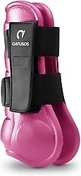 Gatusos by ThinLine Deluxe UltraLight Front Horse Boot, Fuchsia, Large