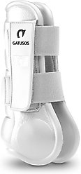 Gatusos by ThinLine Deluxe UltraLight Front Horse Boot, White, Large