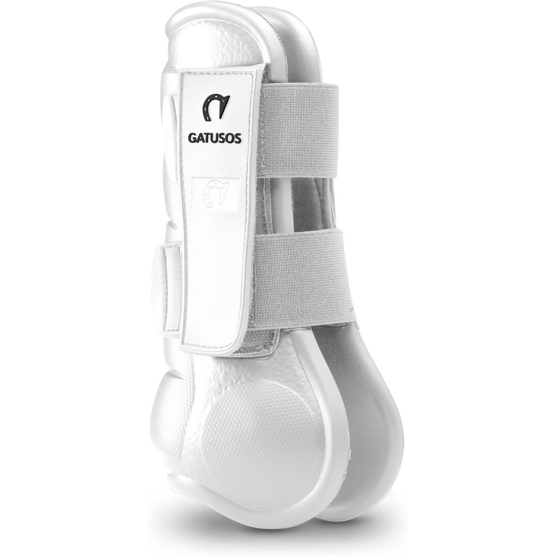 Gatusos by ThinLine Deluxe UltraLight Front Horse Boot, White, Extra Large
