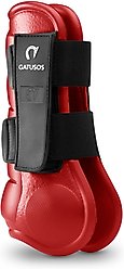 Gatusos by ThinLine Deluxe UltraLight Front Horse Boot, Red, Large