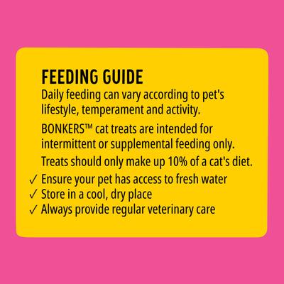 Show full view: Bonkers Purr Pops Lip Smackin' Grain-Free Salmon & Tuna Freeze-Dried Cat Treats, 18 count slide 8 of 9