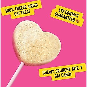 Bonkers Purr Pops Lip Smackin' Grain-Free Salmon & Tuna Freeze-Dried Cat Treats, 25.2-gal bag, 18 count