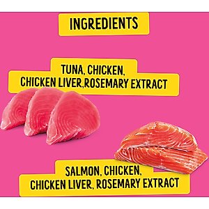 Bonkers Purr Pops Lip Smackin' Grain-Free Salmon & Tuna Freeze-Dried Cat Treats, 25.2-gal bag, 18 count