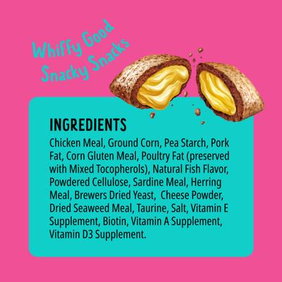 Show full view: Bonkers Cat Pillows Seafood & Eat It! Flavored Crunchy Cat Treats, 3-oz bag, 1 count slide 10 of 12