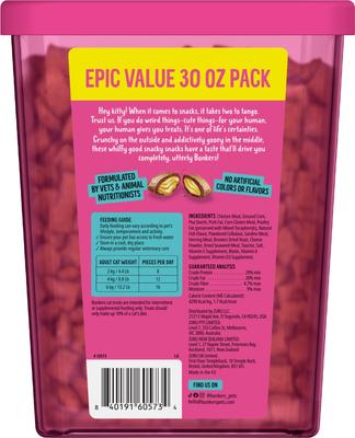 Show full view: Bonkers Bites Grain-Free Seafood & Eat IT! Crunchy Cat Treats, 30-oz tub slide 3 of 11