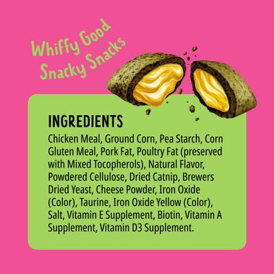 Show full view: Bonkers Bites Grain-Free Catnip, Chick'N & Cheddar Crunchy Cat Treats, 30-oz tub slide 10 of 11