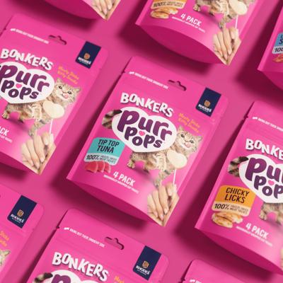 Show full view: Bonkers Purr Pops Tip-Top Grain-Free Tuna Freeze-Dried Cat Treats, 4 count slide 4 of 11