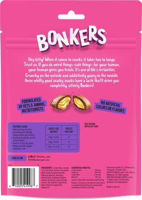 Show full view: Bonkers Cat Pillows Bangin Beef Flavored Crunchy Cat Treats, 6.3-oz bag, 1 count slide 3 of 12