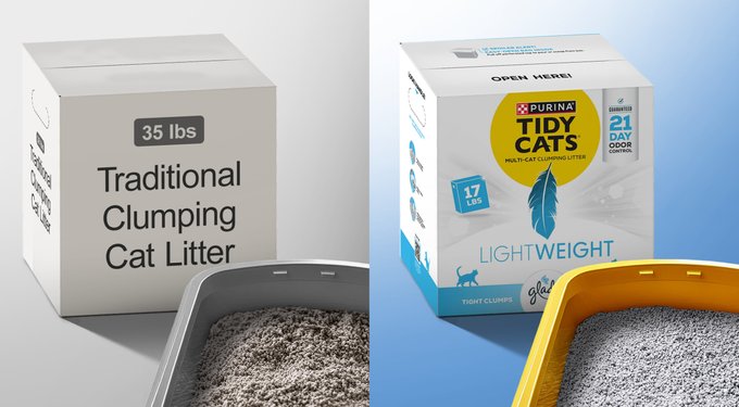 Tidy Cats Lightweight Glade Scented Clumping Clay Cat Litter