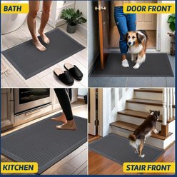 Muddy Mat Mesh Quick-Dry Dog Door Mat, Grey, 23 x 35-in slide 2 of 7