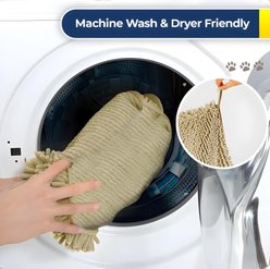 Muddy Mat Doggy Dryer Highly Absorbent Microfiber Quick Drying Dog Towel, Beige, 13 x 31-in slide 2 of 6