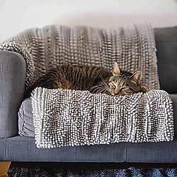 Muddy Mat Chenille Dog Blanket & Furniture Protector, Grey, 29 x 40-in slide 2 of 7