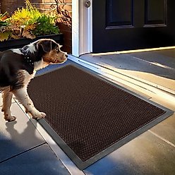 Muddy Mat Mesh Quick-Dry Dog Door Mat, Brown, 23 x 35-in